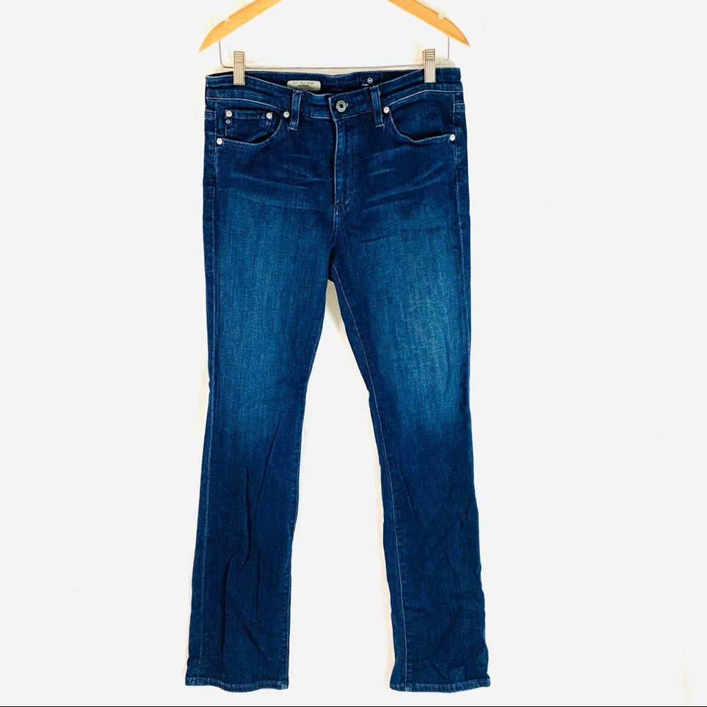 ADRIANO GOLDSHMIED AG Denim Jeans High Rise Ballad Slim Boot 31x32 12 USA